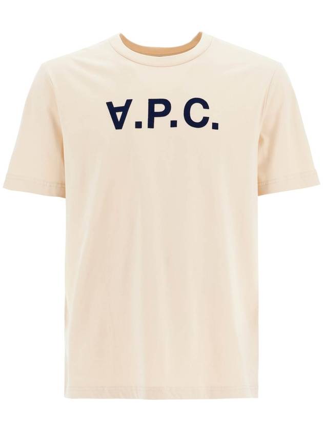 Standard Grand VPC Short Sleeve T-Shirt Beige - A.P.C. - BALAAN 2