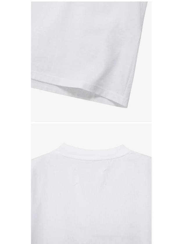 Women's Emoji Logo Font Generator Short Sleeve T-Shirt White - MAISON MARGIELA - BALAAN 4