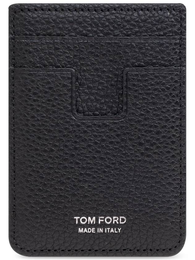 Tom Ford Magnetic Card Case, Men's, Black - TOM FORD - BALAAN 1