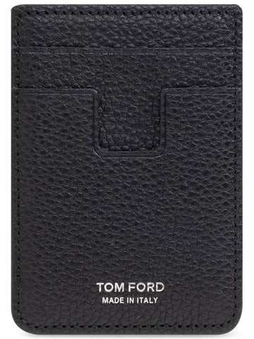 Tom Ford Magnetic Card Case, Men's, Black - TOM FORD - BALAAN 1