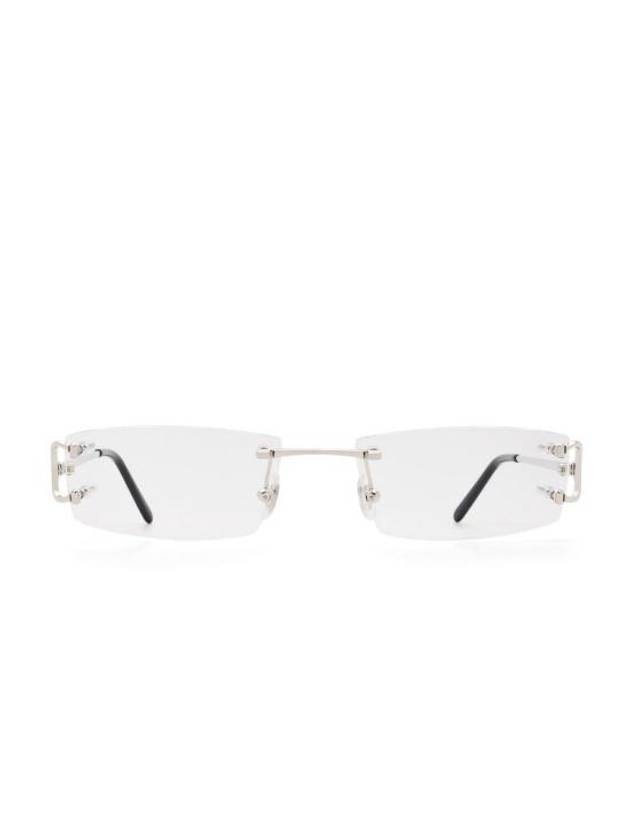 Sunglasses CT0092O 002 Silver - CARTIER - BALAAN 1