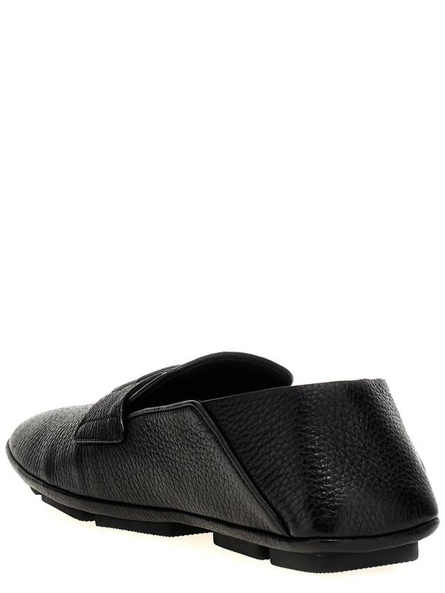 logo embossed round toe loafers - DOLCE&GABBANA - BALAAN 4