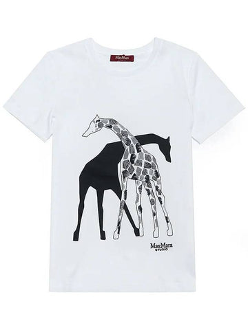 Rita cotton t shirt white 003 - MAX MARA - BALAAN 1