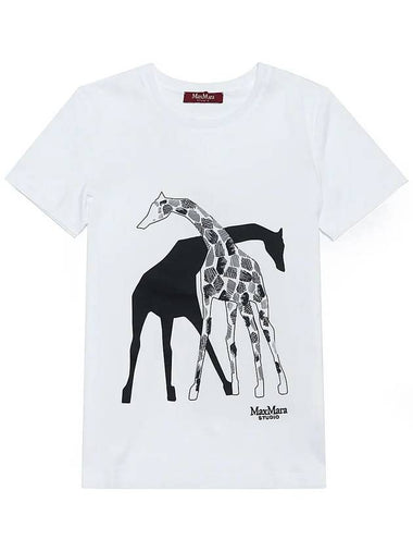 Rita cotton t shirt white 003 - MAX MARA - BALAAN 1