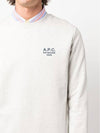 Rider Chest Small Logo Sweatshirt Grey - A.P.C. - BALAAN 6