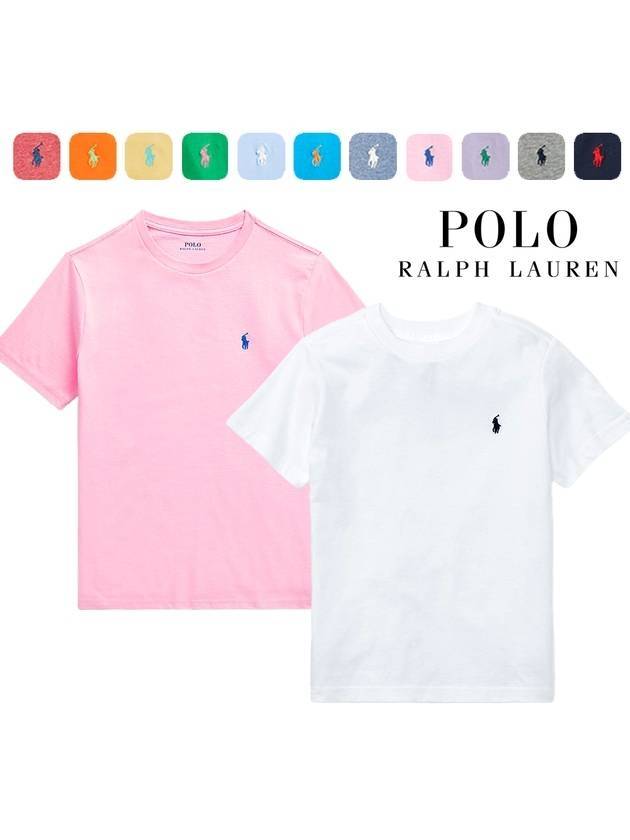 Women Unisex Short Sleeve T Shirt White Large - POLO RALPH LAUREN - BALAAN 1