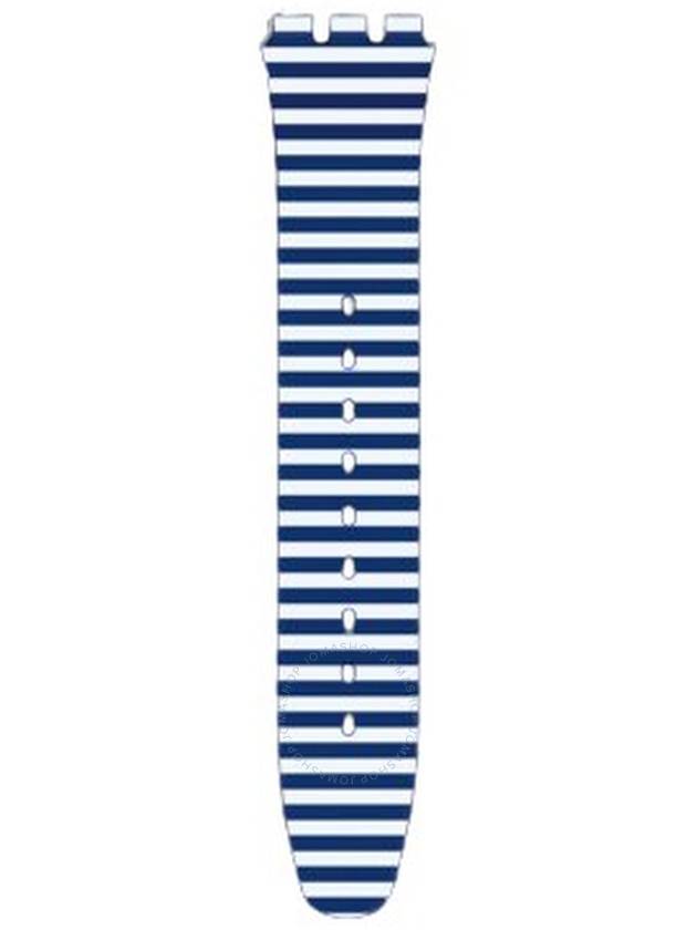 Swatch Blue & White Silicone Strap 6H - SWATCH - BALAAN 1