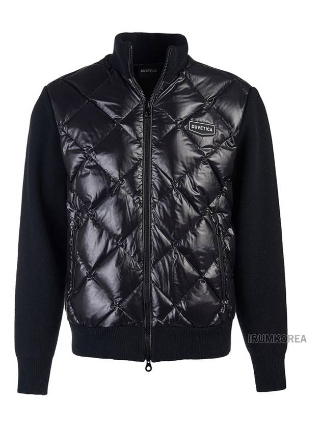 African Logo Quilted Down Jacket Black - DUVETICA - BALAAN 2