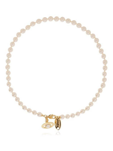 Simonetta Pearl Necklace Gold - VIVIENNE WESTWOOD - BALAAN 1