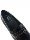 Double T Leather Loafers Black - TOD'S - BALAAN 8