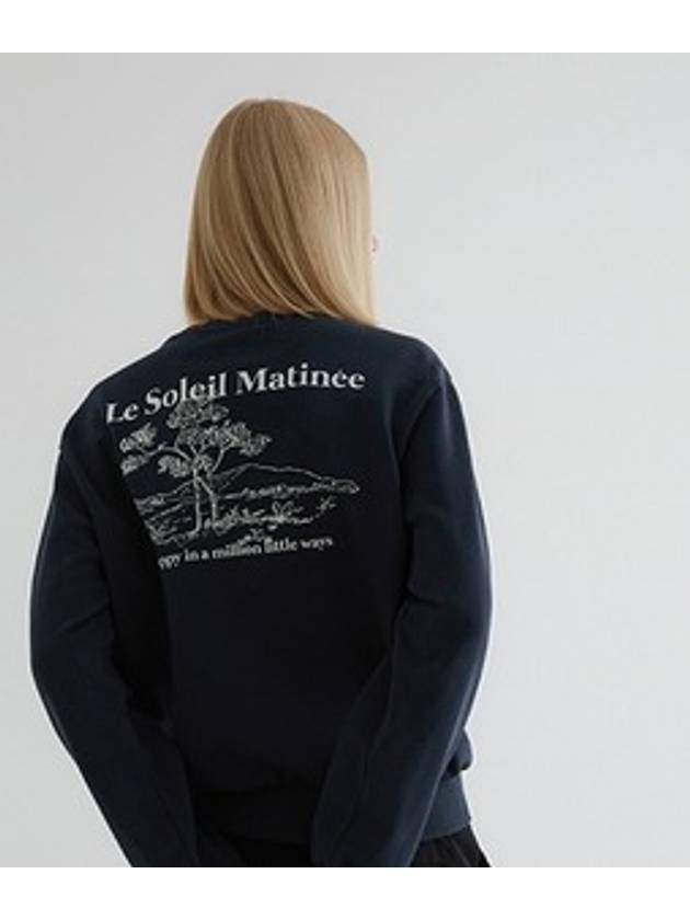 Luster Nature Sweat Shirt Navy - LE SOLEIL MATINEE - BALAAN 3