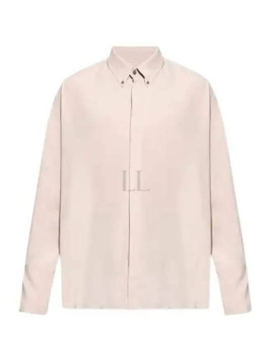 Alexandre Mattiussi Silk Blend Long Sleeve Shirt Pink - AMI - BALAAN 2