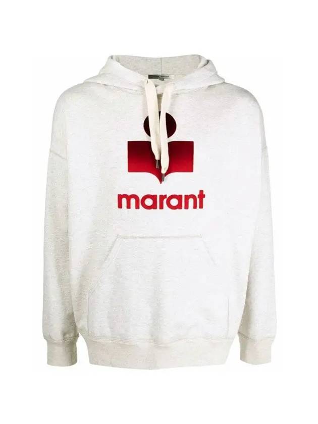 Men's Miley Hood Ecru Red Ivory - ISABEL MARANT - BALAAN 3