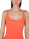 Laundry Logo Print Sleeveless Orange - OFF WHITE - BALAAN 5