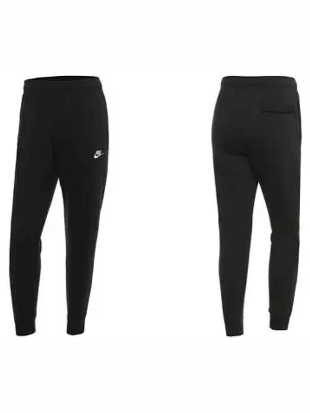 Men's NSW Club Fleece Jogger Track Pants Black - NIKE - BALAAN 6