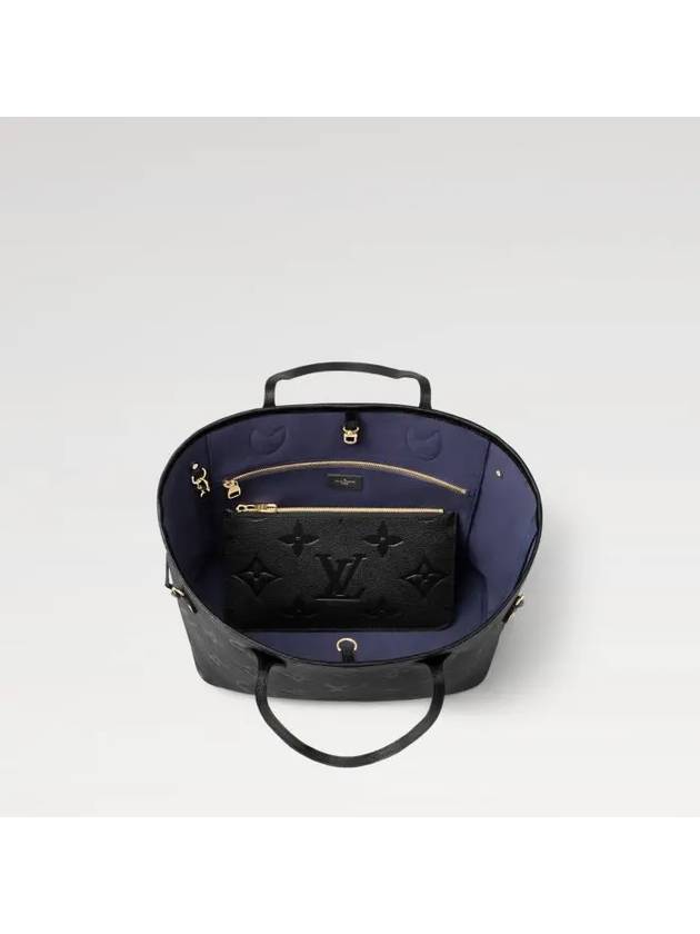 Neverfull MM Monogram Empreinte Tote Bag Noir - LOUIS VUITTON - BALAAN 5