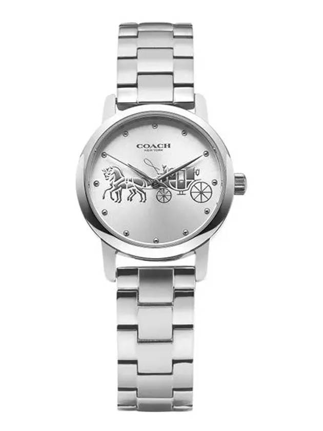 Grand Dial Stainless Steel Watch Silver - COACH - BALAAN 5