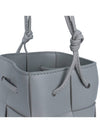 Intrecciato Cassette Small Bucket Bag Grey - BOTTEGA VENETA - BALAAN 9