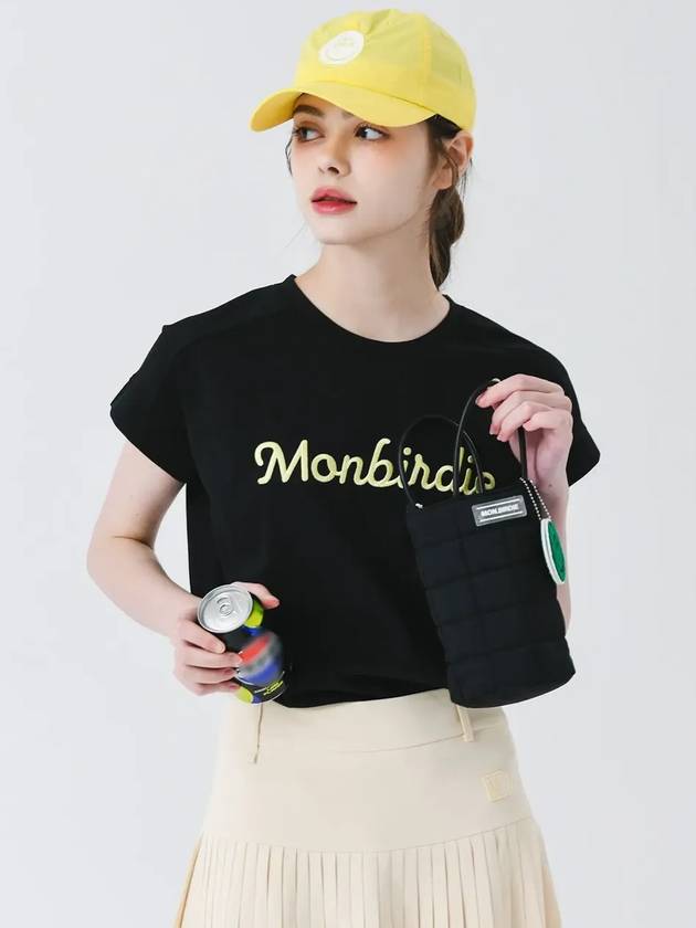 Artwork loose fit sleeveless t-shirt BLACK - MONBIRDIE GOLF - BALAAN 10