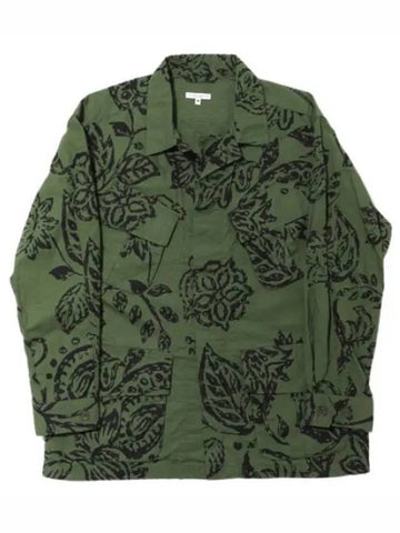 Jungle Fertig Jacket Floral Print Ripstop Men - ENGINEERED GARMENTS - BALAAN 1