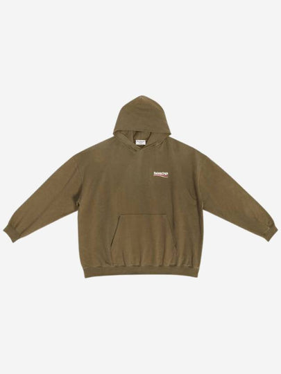 Political Campaign Oversized Fit Hoodie Green - BALENCIAGA - BALAAN 2