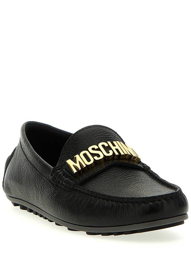 Loafers MB10020G1IGC0000 BLACK - MOSCHINO - BALAAN 3