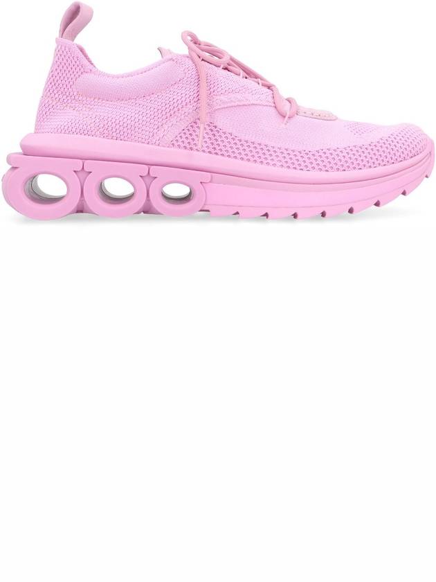 Running Nima Knit Low Top Sneakers Pink - SALVATORE FERRAGAMO - BALAAN 3