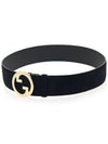 Blondie Wide Belt Black - GUCCI - BALAAN 6