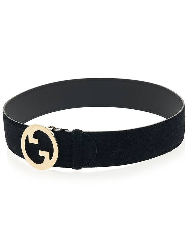 Blondie Wide Belt Black - GUCCI - BALAAN 6