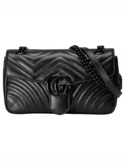 GG Marmont Mini Shoulder Bag Black - GUCCI - BALAAN 2