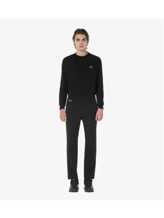 Men s Woven Setup Basic Pants Black - LACOSTE - BALAAN 1