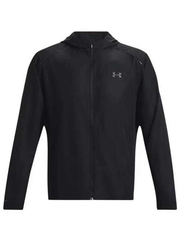 Men's UA Storm Run Hooded Jacket Black - UNDER ARMOUR - BALAAN 2