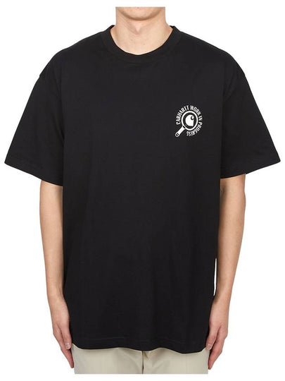 Inspector Short Sleeve T-Shirt Black - CARHARTT WIP - BALAAN 2