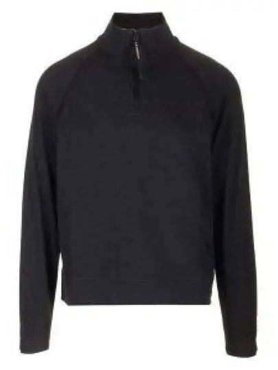 CP Company Light Fleece Polo Sweatshirt 17CMSS071A 002246G 999 - CP COMPANY - BALAAN 2