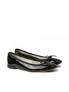 Women's Lily Vegan Leather Flats Black - REPETTO - BALAAN.