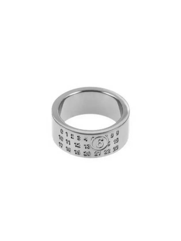 Men's Numeric Minimal Signature Ring Silver - MAISON MARGIELA - BALAAN 3