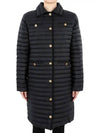 Women's CALIPSO Lightweight Long Padded Jacket Black 1C00020 595FE 999 - MONCLER - BALAAN 1