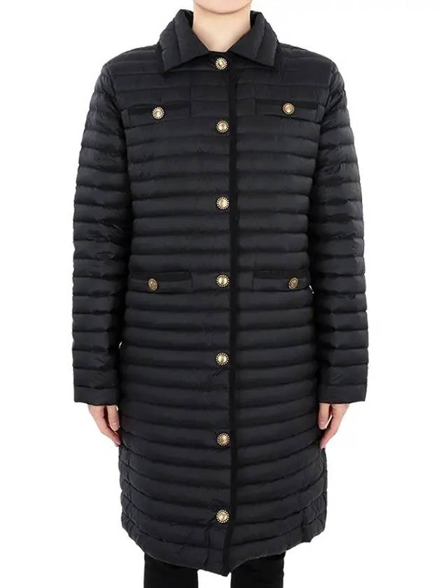 Women's CALIPSO Lightweight Long Padded Jacket Black 1C00020 595FE 999 - MONCLER - BALAAN 2