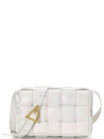 Bottega Veneta Padded Cassette Bag 26 White 591970VCQR19143 - SAINT LAURENT - BALAAN 1