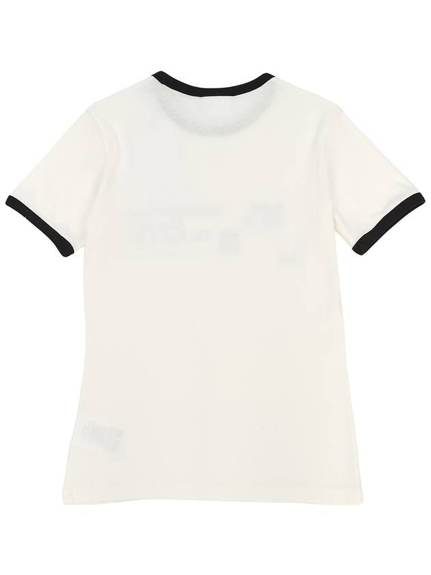 Courr ges 323JTS017JS0093 HERITAGE WHITE Women s Short Sleeve T Shirt - COURREGES - BALAAN 2