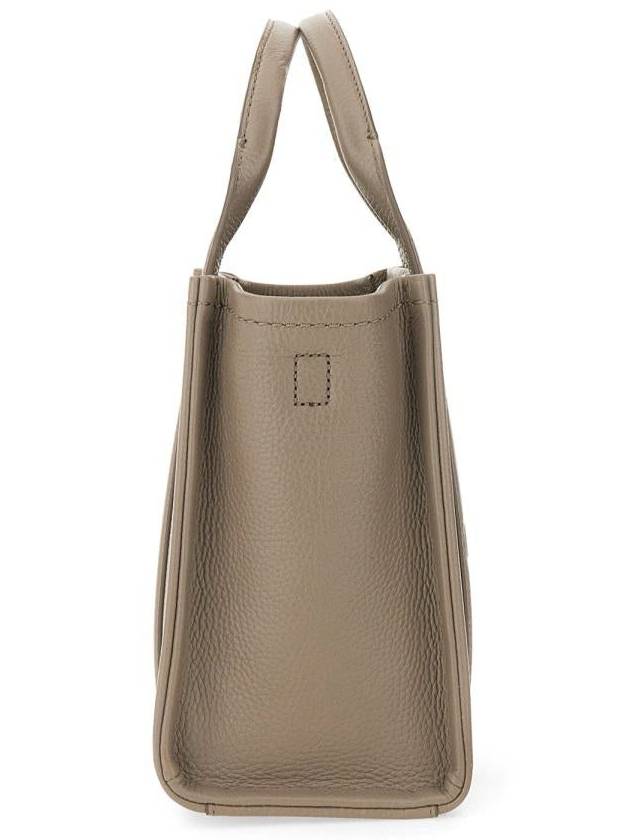 Small Leather Tote Bag Grey - MARC JACOBS - BALAAN 5