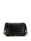 Intrecciato Loop Camera Mini Shoulder Bag Black - BOTTEGA VENETA - BALAAN 2