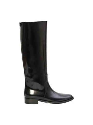 boots women long black - SAINT LAURENT - BALAAN 1