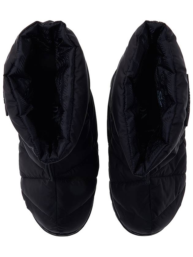 Men's Re-Nylon Padded Winter Boots Black - PRADA - BALAAN.