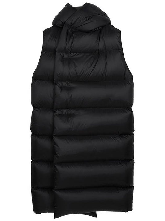 Puffer Hooded Padded Vest Black - RICK OWENS - BALAAN 2