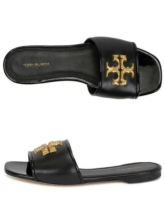 Eleanor Slippers Black - TORY BURCH - BALAAN 2