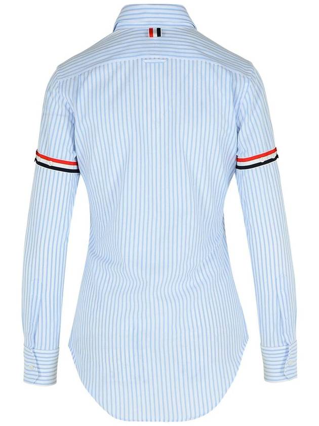 Thom Browne 'Armband' Light Blue Cotton Shirt - THOM BROWNE - BALAAN 3