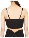 Women's Double G Jacquard Sleeveless Black - GUCCI - BALAAN 5