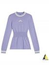 Bree Ribbed Waist Knit Top Sweet Lavender - J.LINDEBERG - BALAAN 2