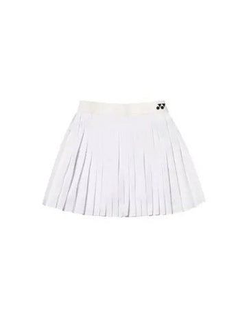 YONEX 245PS001F White Women s Logo Point Tennis Skirt - YOUNESS - BALAAN 1